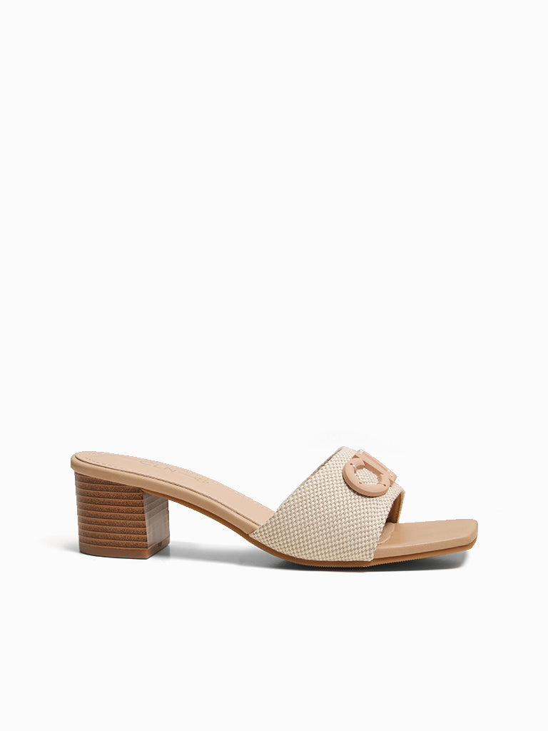 Ashari Heeled Slides