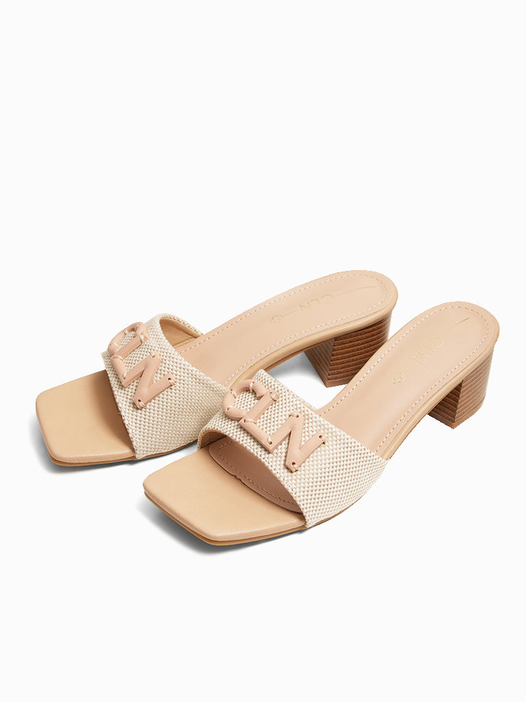 Ashari Heeled Slides