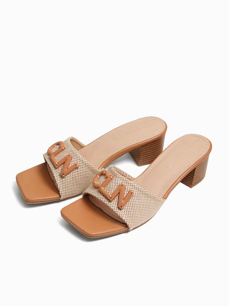 Ashari Heeled Slides
