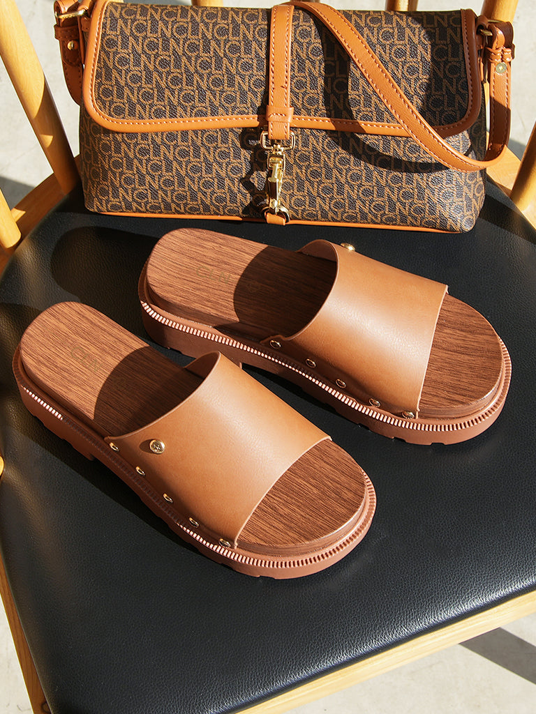 Avery Heeled Slides