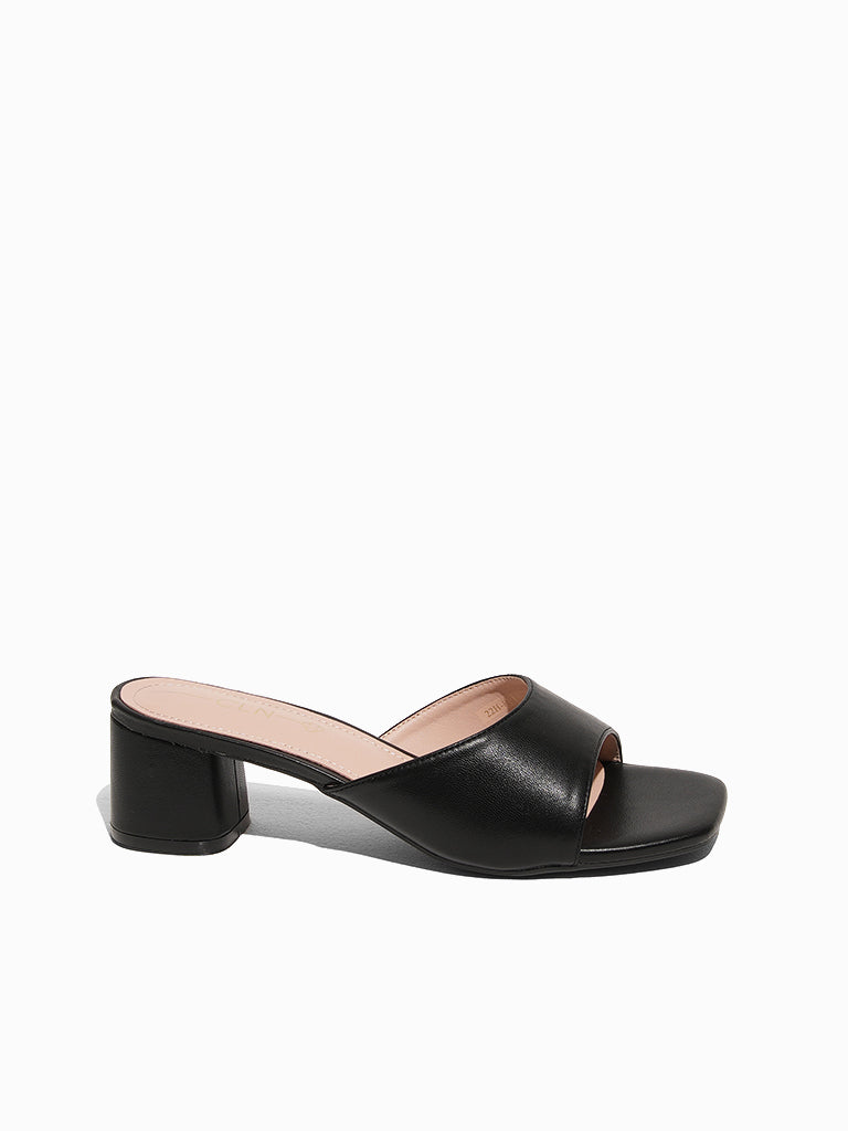 Brecken Heeled Slides