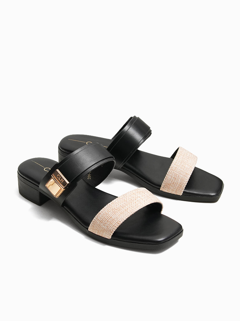 Brina Heeled Slides