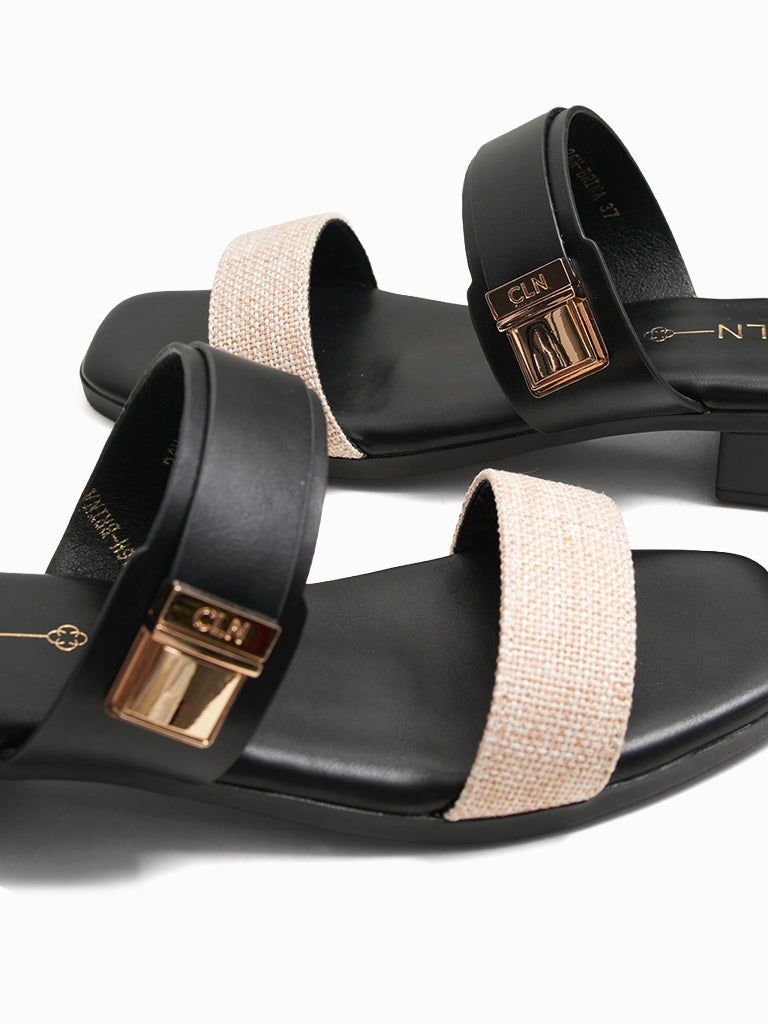 Brina Heeled Slides