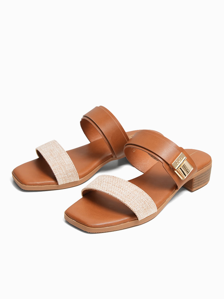 Brina Heeled Slides