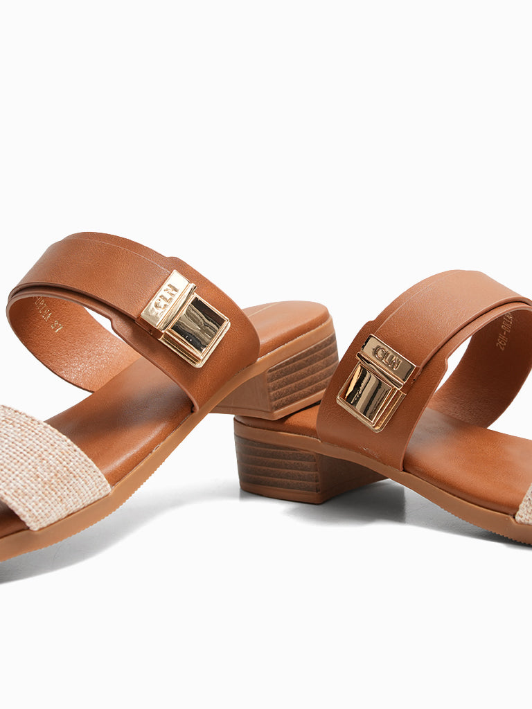 Brina Heeled Slides
