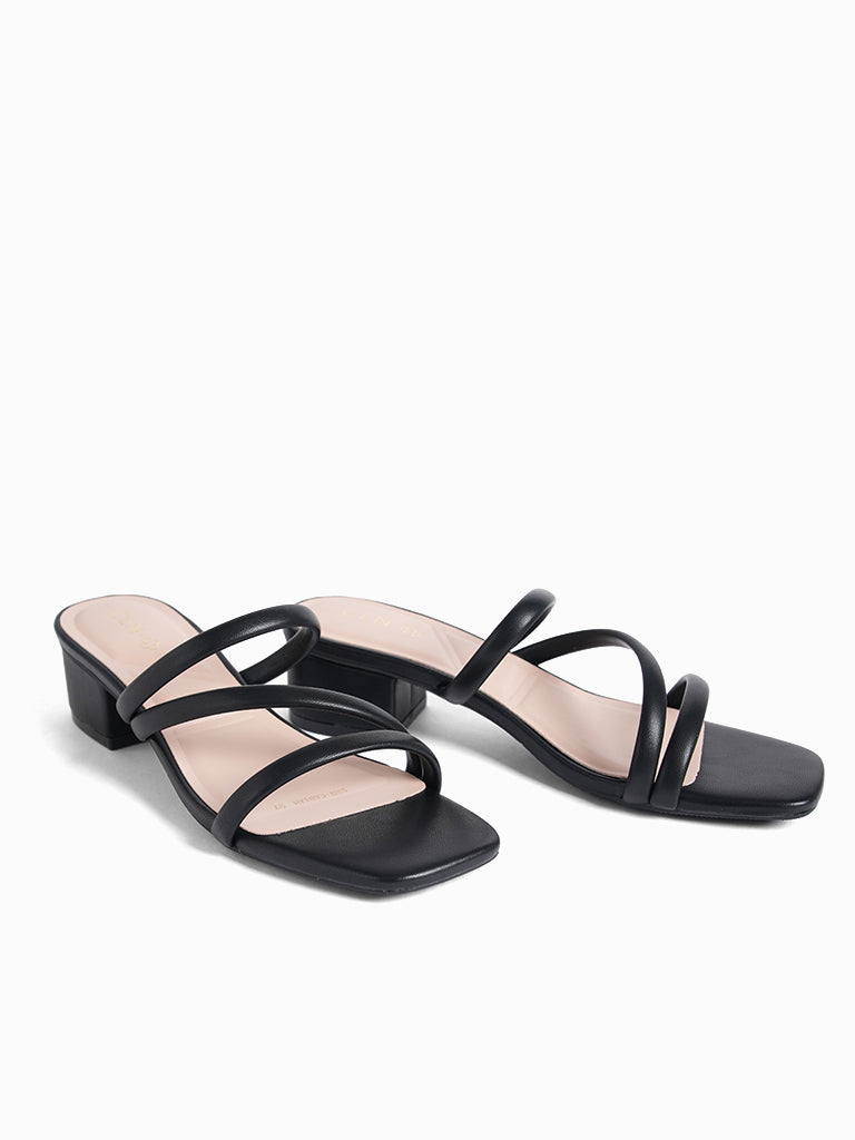 Cadian Heeled Slides
