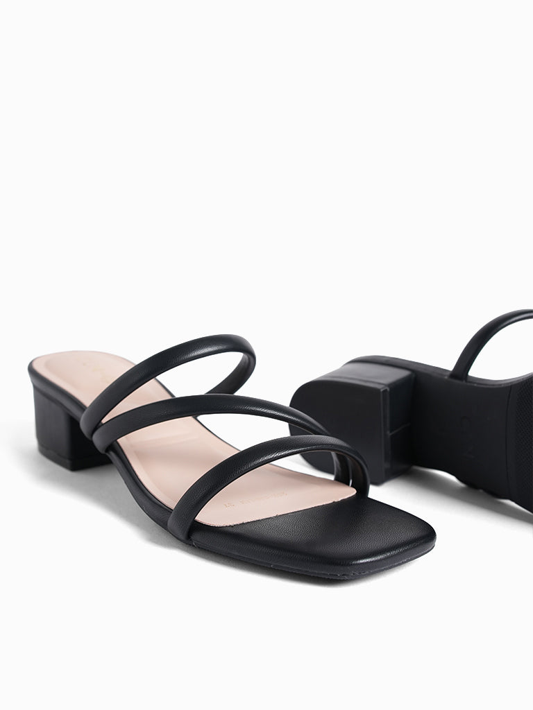 Cadian Heeled Slides
