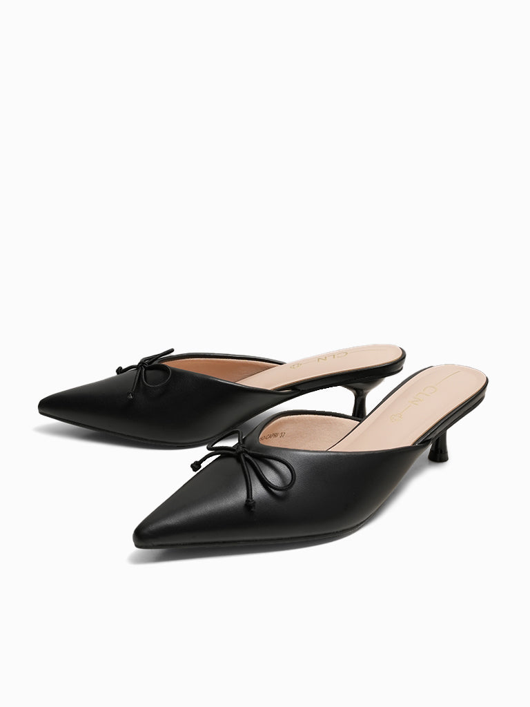 Capri Heeled Mules