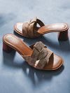 Cherra Heeled Slides