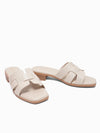 Dove Heeled Slides