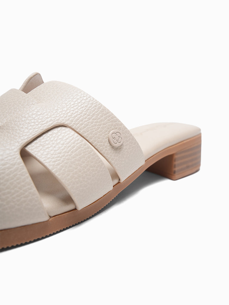 Dove Heeled Slides