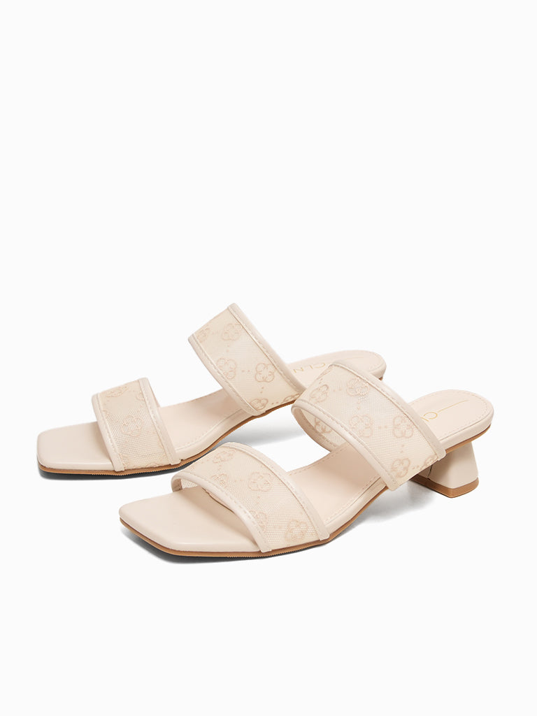 Gigi Heeled Slides