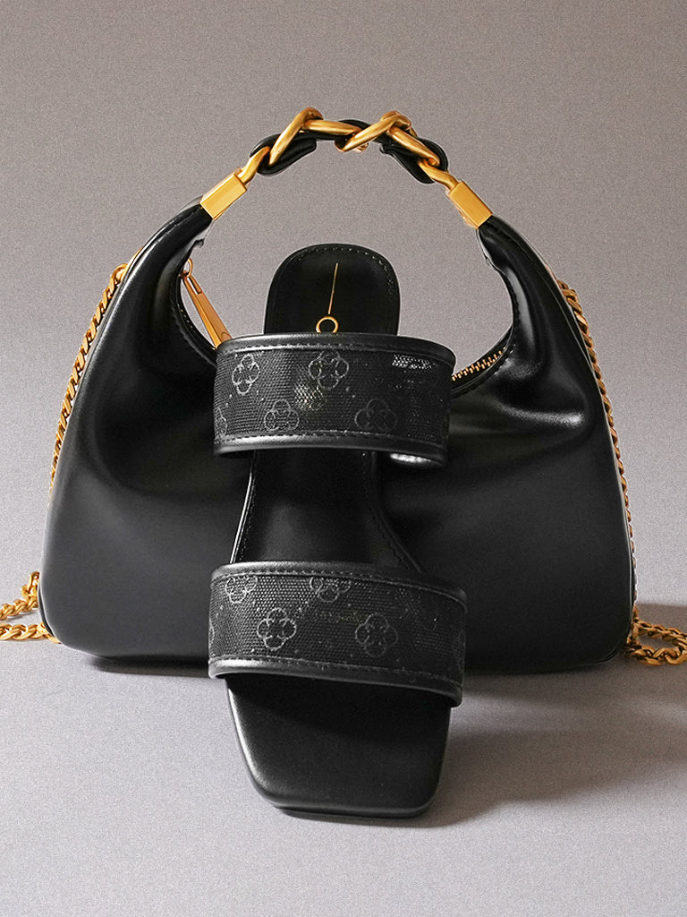 Gigi Heeled Slides