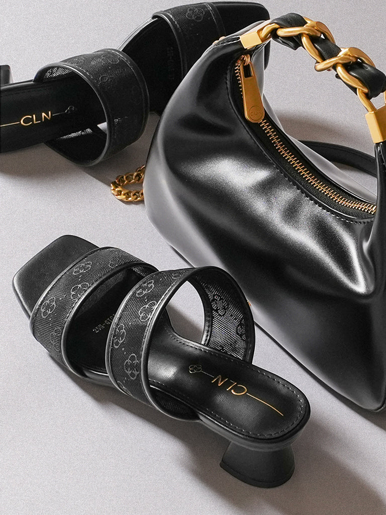 Gigi Heeled Slides