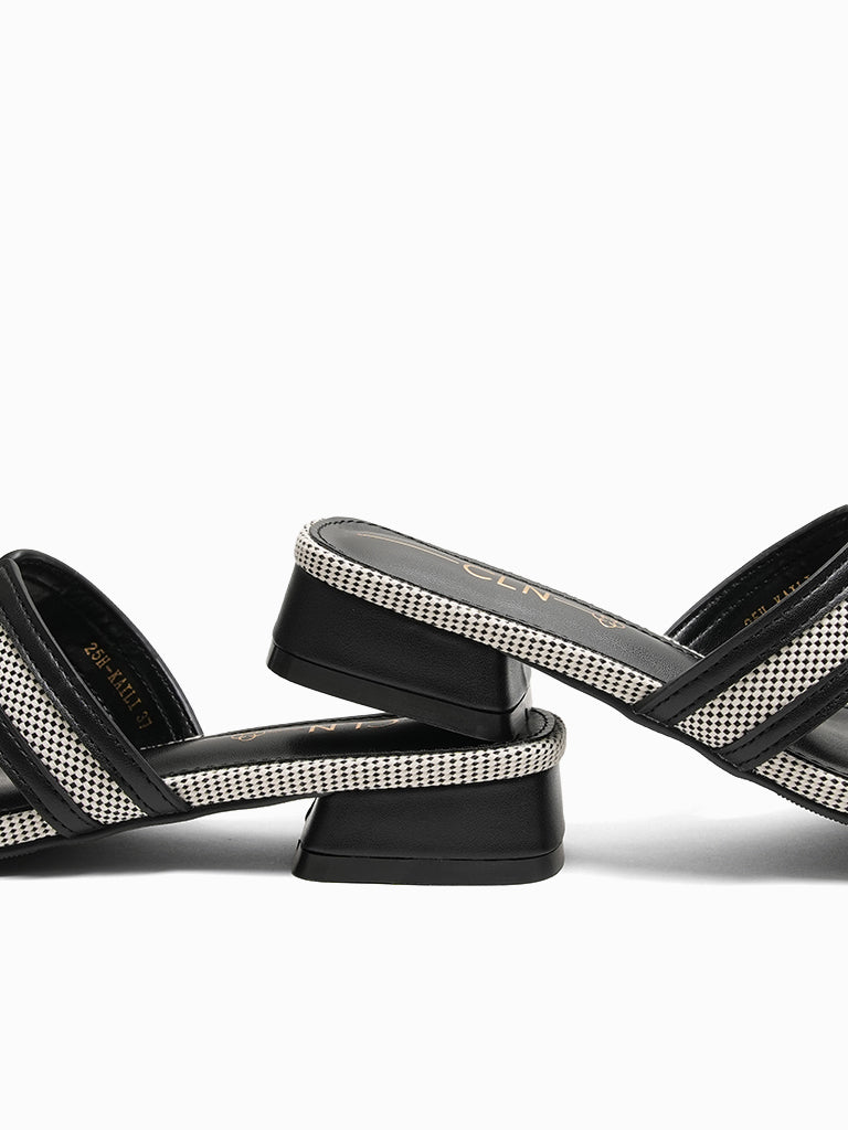 Kaili Heeled Slides