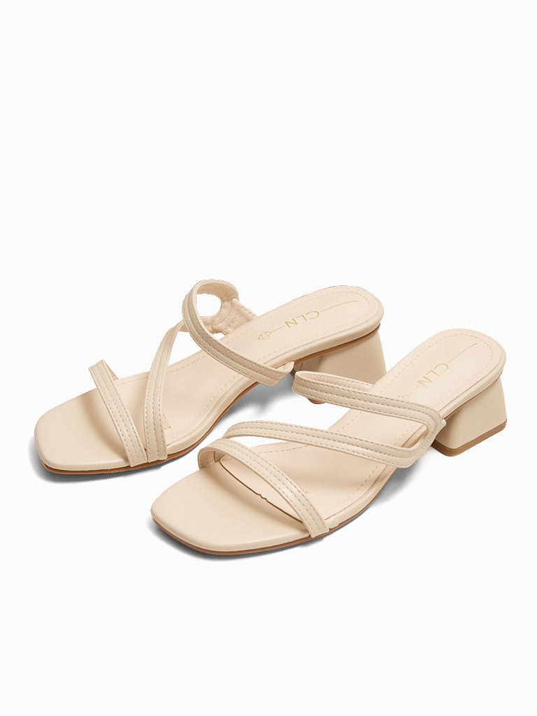 Lorriane Heeled Slides
