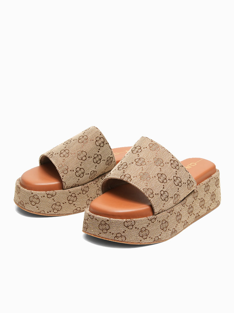 Madelyn Flatform Slides