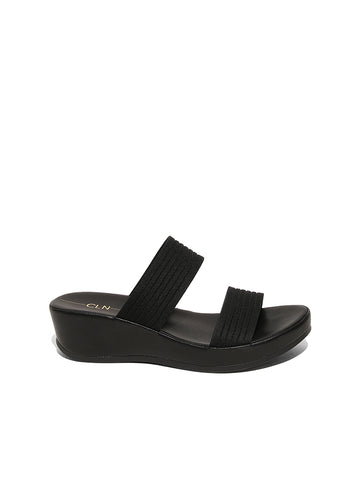 Mahogany Wedge Slides
