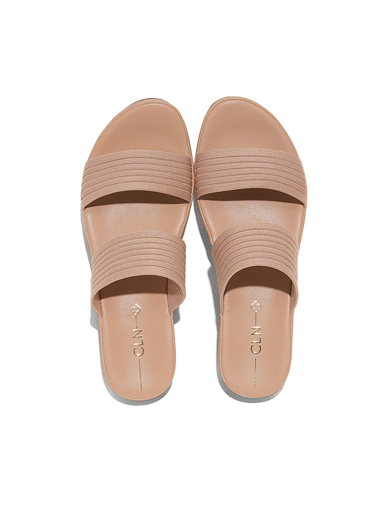 Mahogany Wedge Slides