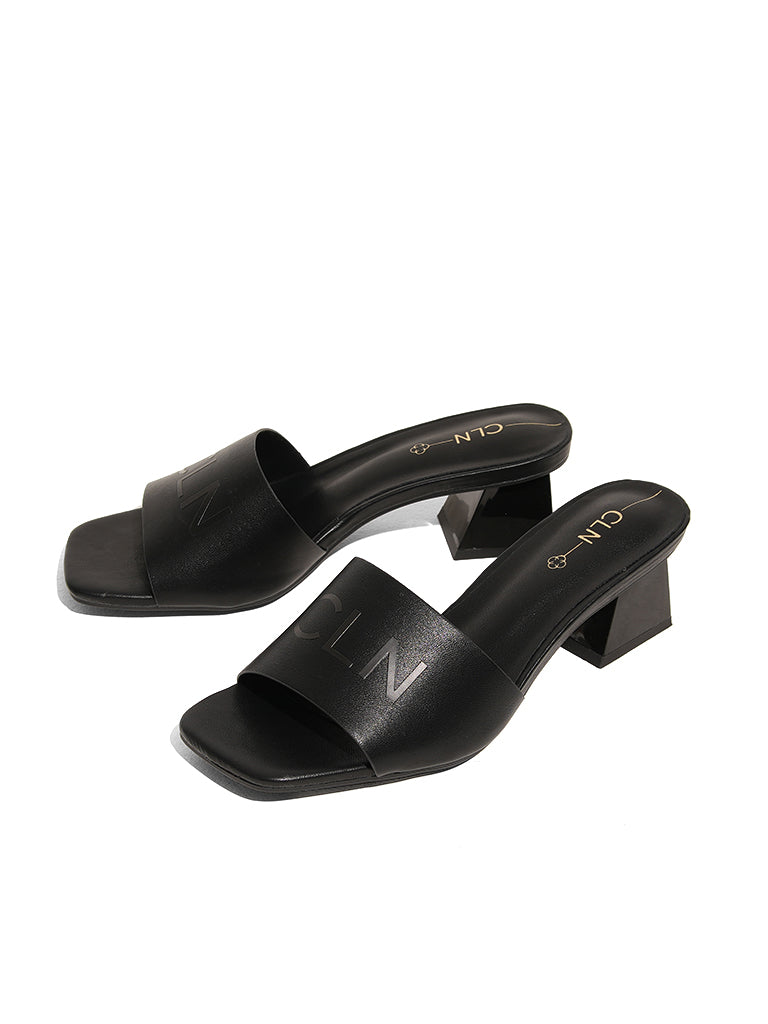 Merlot Heeled Slides