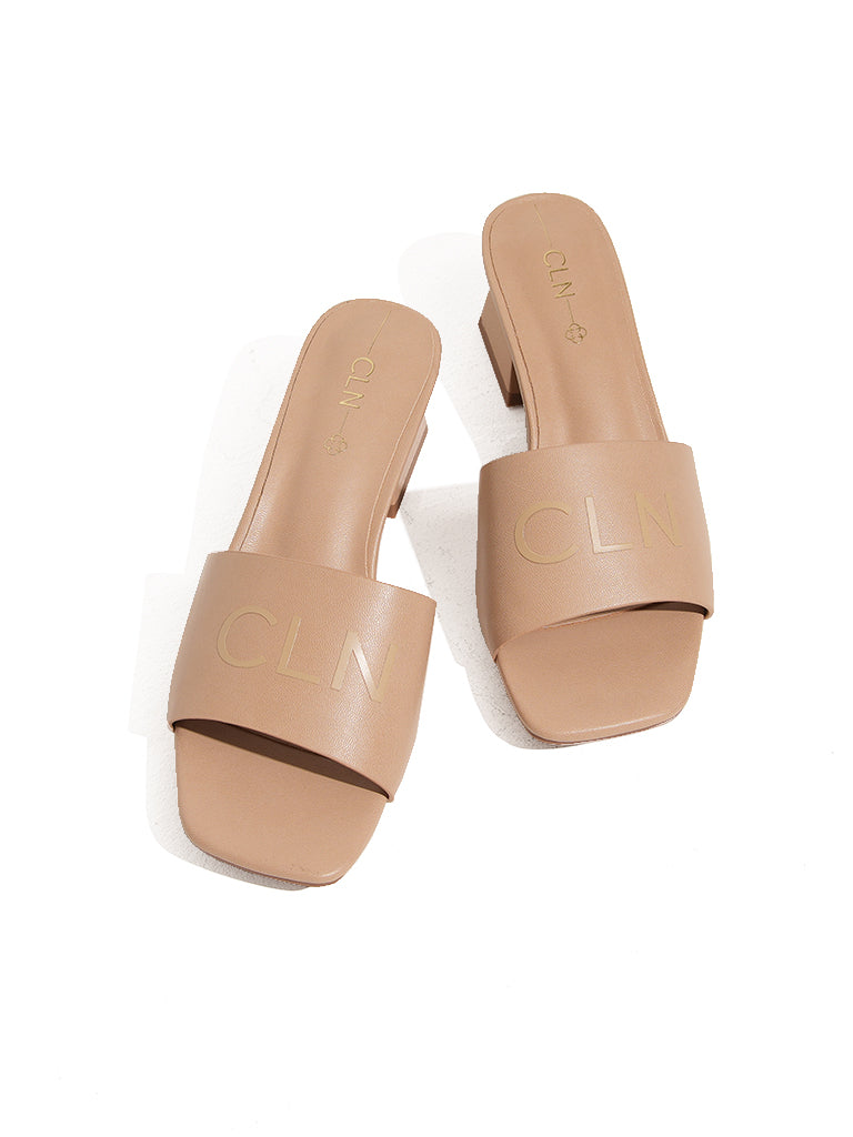 Merlot Heeled Slides