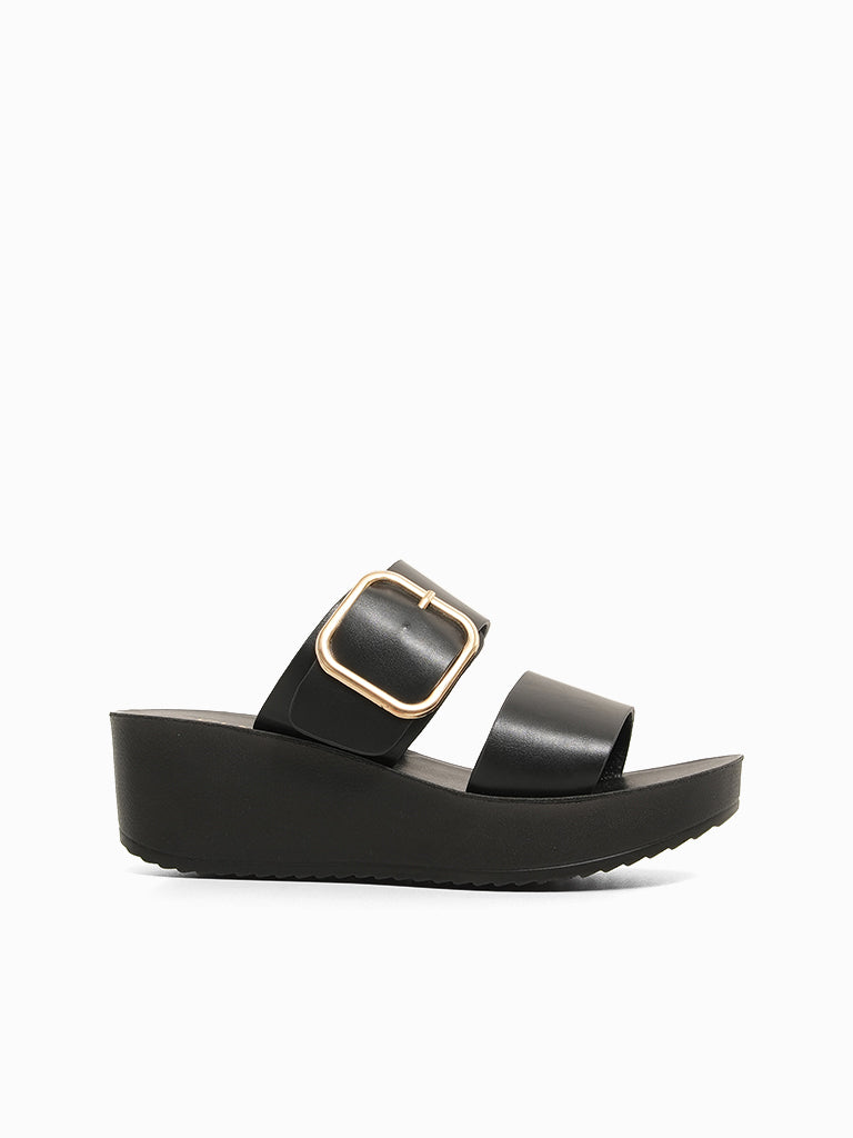 Mogane Wedge Slides
