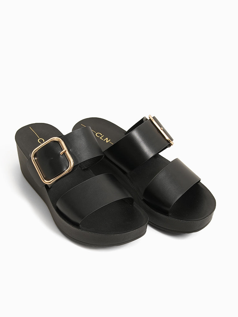 Mogane Wedge Slides