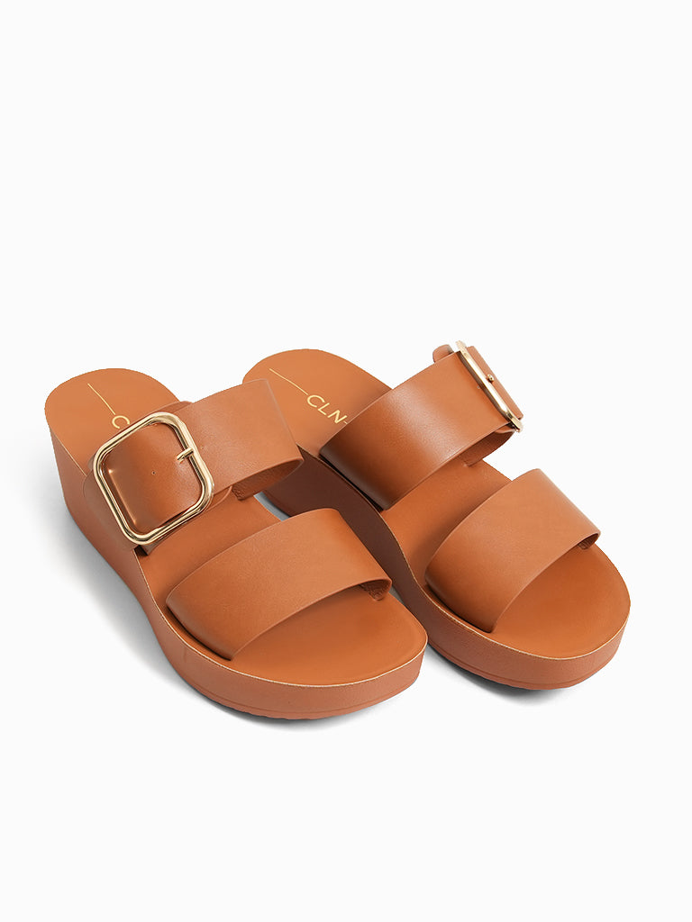 Mogane Wedge Slides
