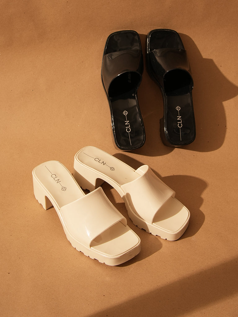 Reny Heeled Slides