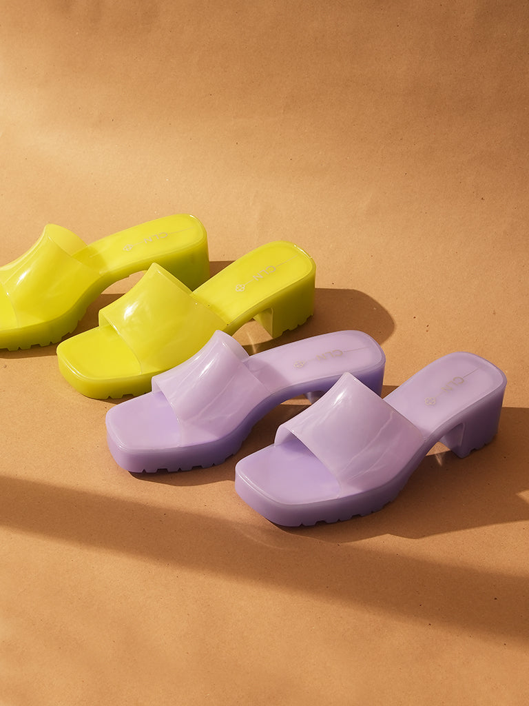 Reny Heeled Slides