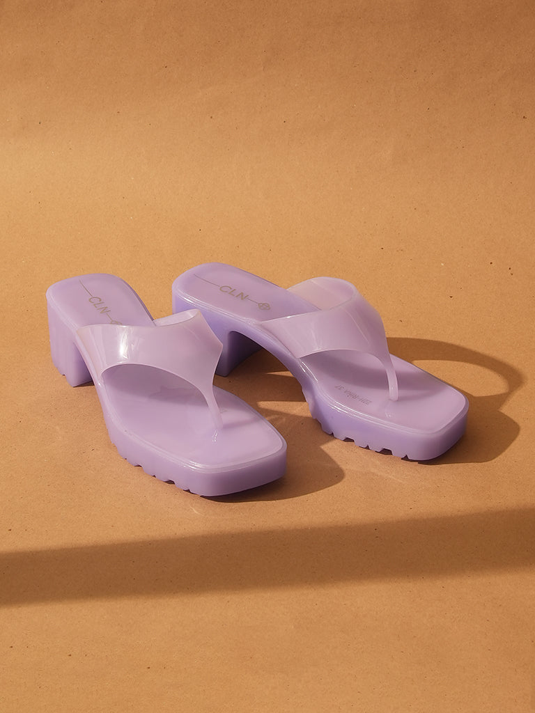 Rina Heeled Slides