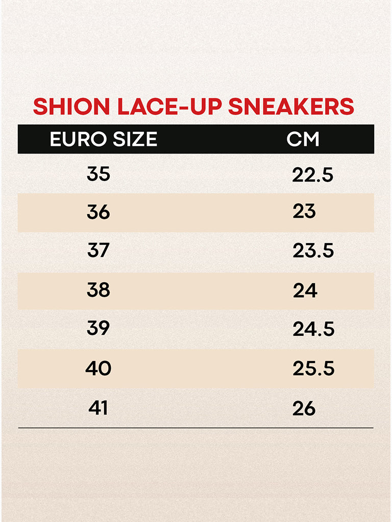 Shion Lace-up Sneakers