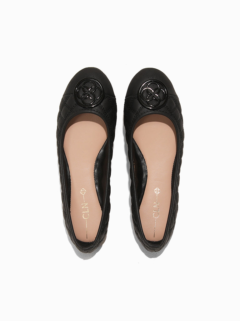 Wishbone Flat Ballerinas