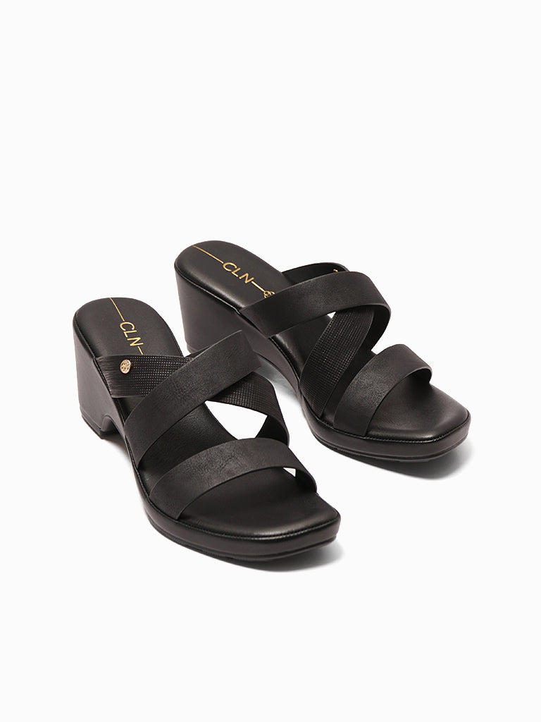 Corina Heeled Slides
