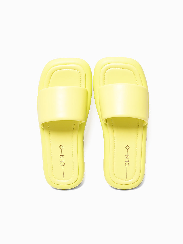Francie Flatform Slides