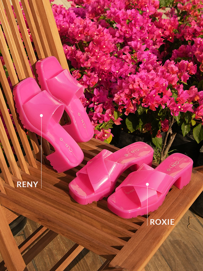 Reny Heeled Slides