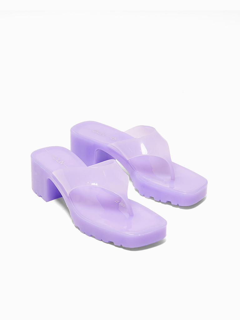 Rina Heeled Slides
