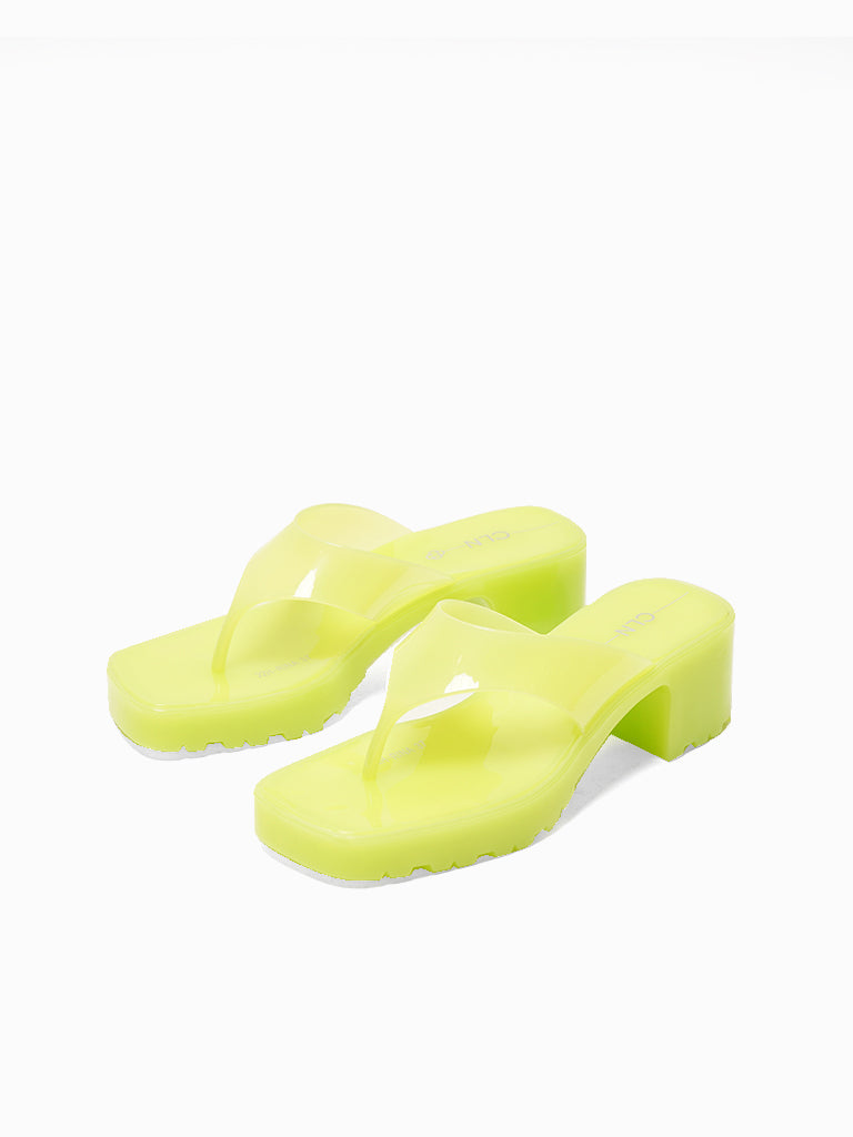 Rina Heeled Slides